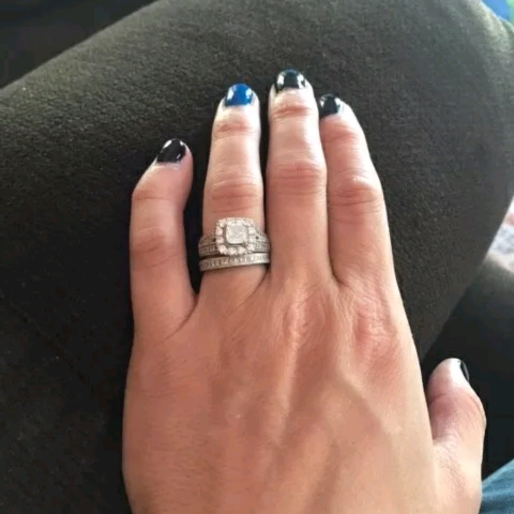 Neil lane 2.5 carat wedding set, in 14k white gold